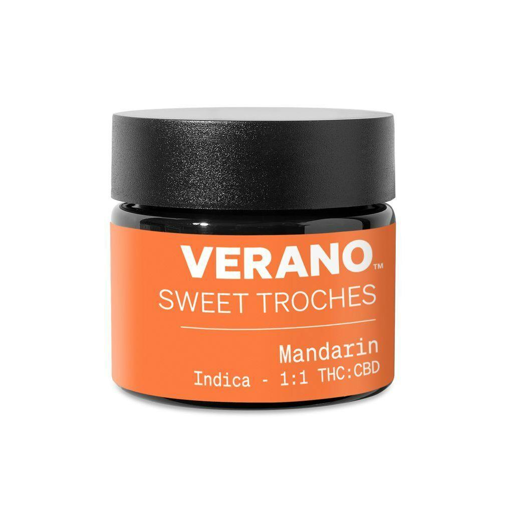 Verano 1:1 THC:CBD Mandarin RSO Troches 100mg [10pk] at Zen Leaf Cannabis Dispensary