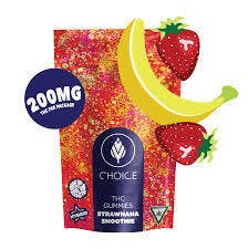 CHOICE | STRAWNANA SMOOTHIE | GUMMIES | 200MG
