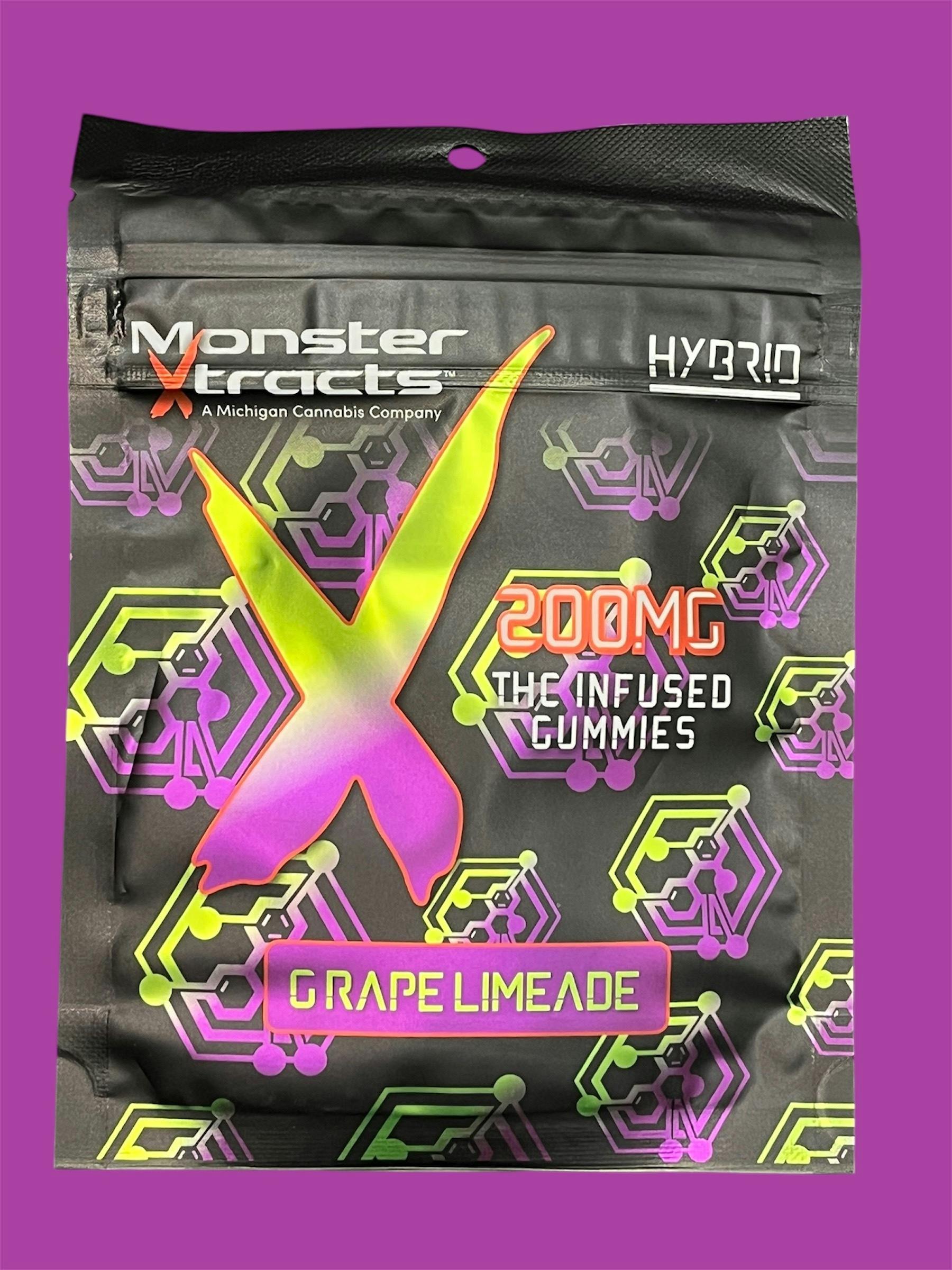MONSTER X | LEMON DROP | GUMMIES | 200MG