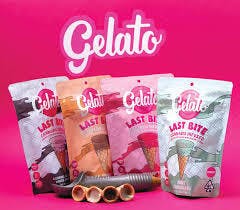 GELATO LAST BITES | STRAWBERRY WHITE CHOCOLATE | 200MG