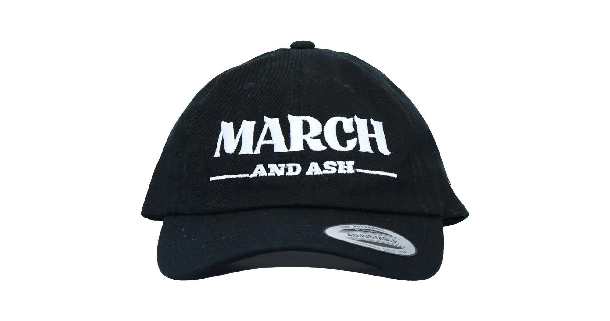 March And Ash Black White Bold Logo Dad