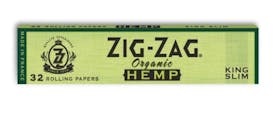 Rolling Papers - Zig-Zag - King Slim Organic Hemps