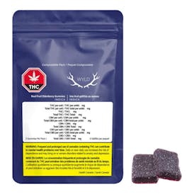 Wyld - REAL FRUIT ELDERBERRY CBN GUMMIES - 2x4g