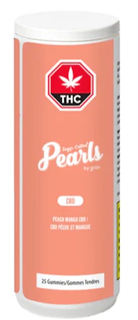 Peach Mango CBD Pearls 25 pieces x 30 mg CBD