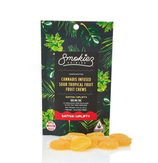 Smokiez - Sour Tropical - Fruit Chews (100mg)