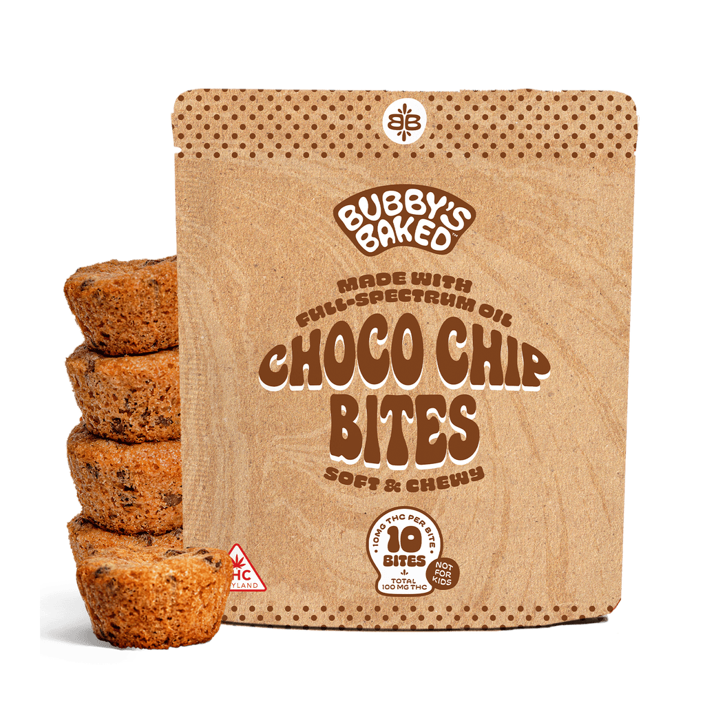 Bubby's Baked Chocolate Chip Bites 100mg Baked Goods