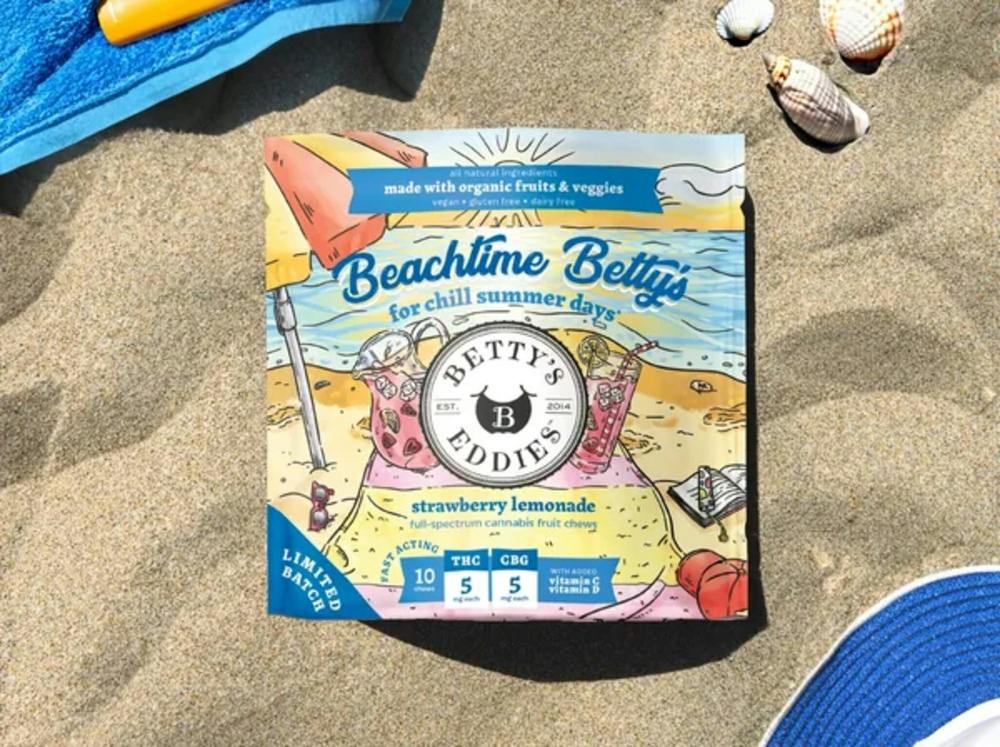 Betty's Eddies Strawberry Lemonade Swirl 400mg Taffy