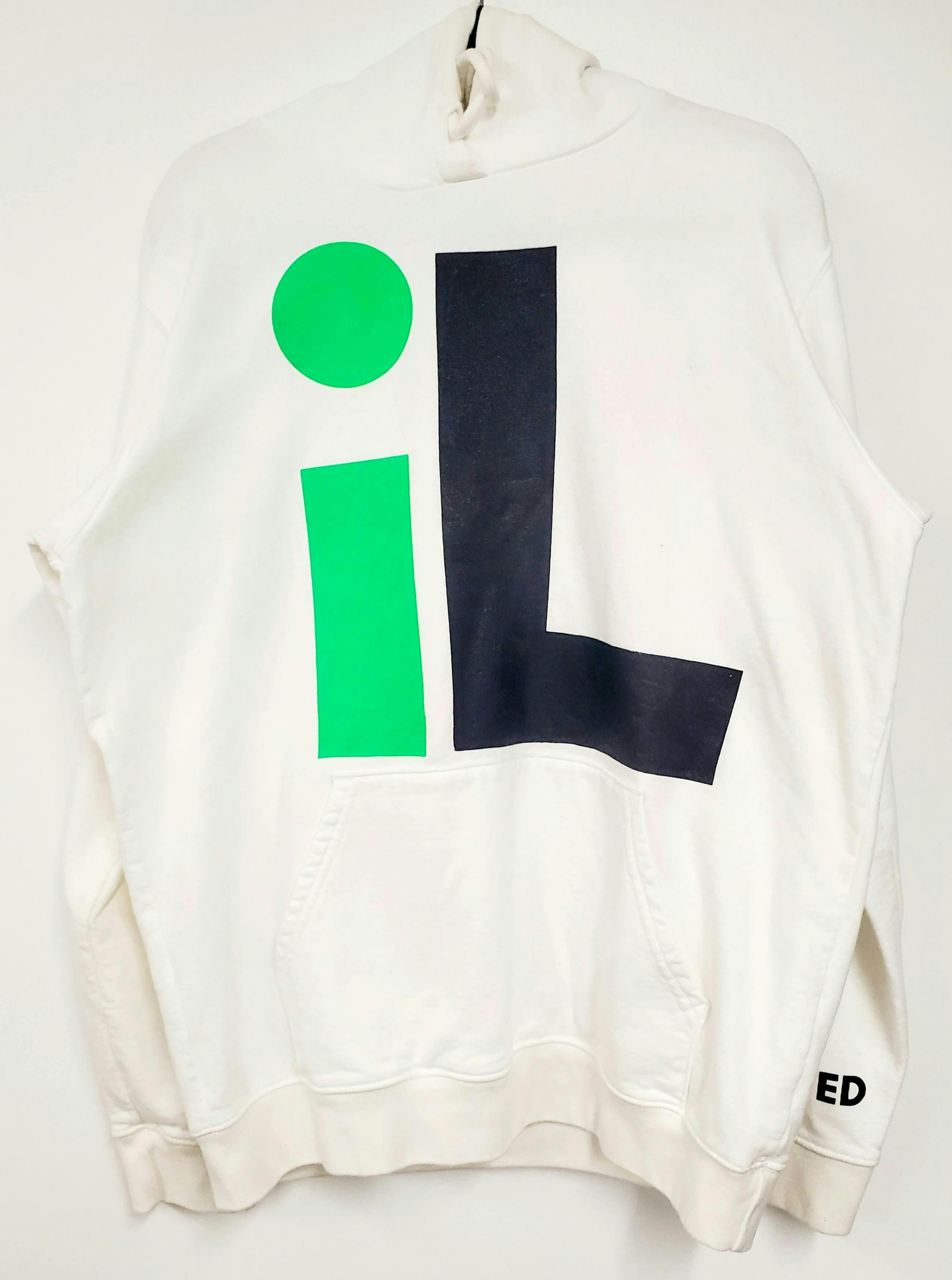 iLyfted (iL) - Hoodie iL Logo (White) - Medium Hoodie