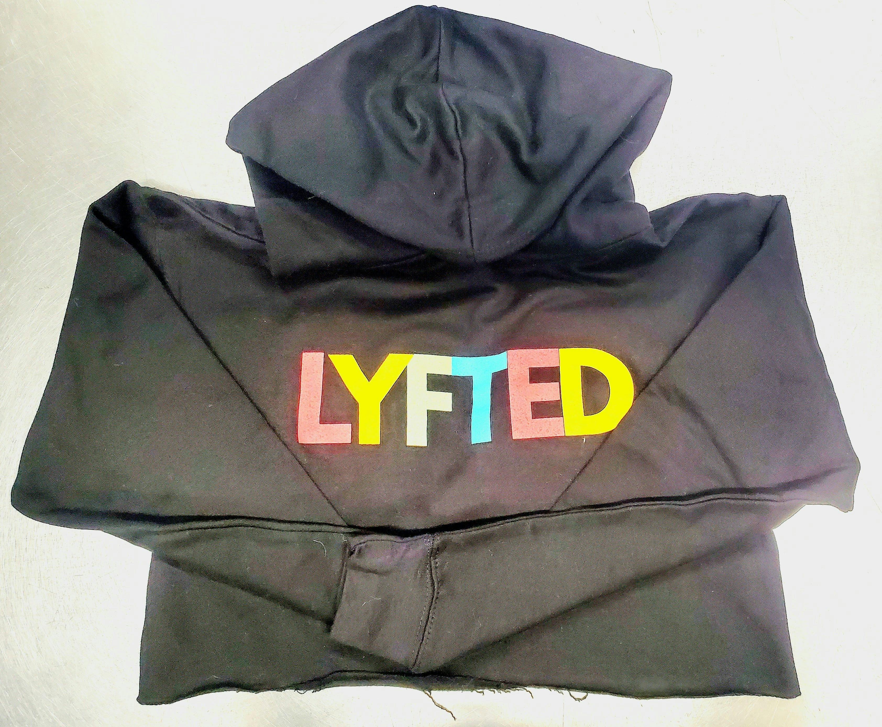 iLyfted (iL) - IL CropTops & Crop Hoodies - Black IL Crop Hoodie