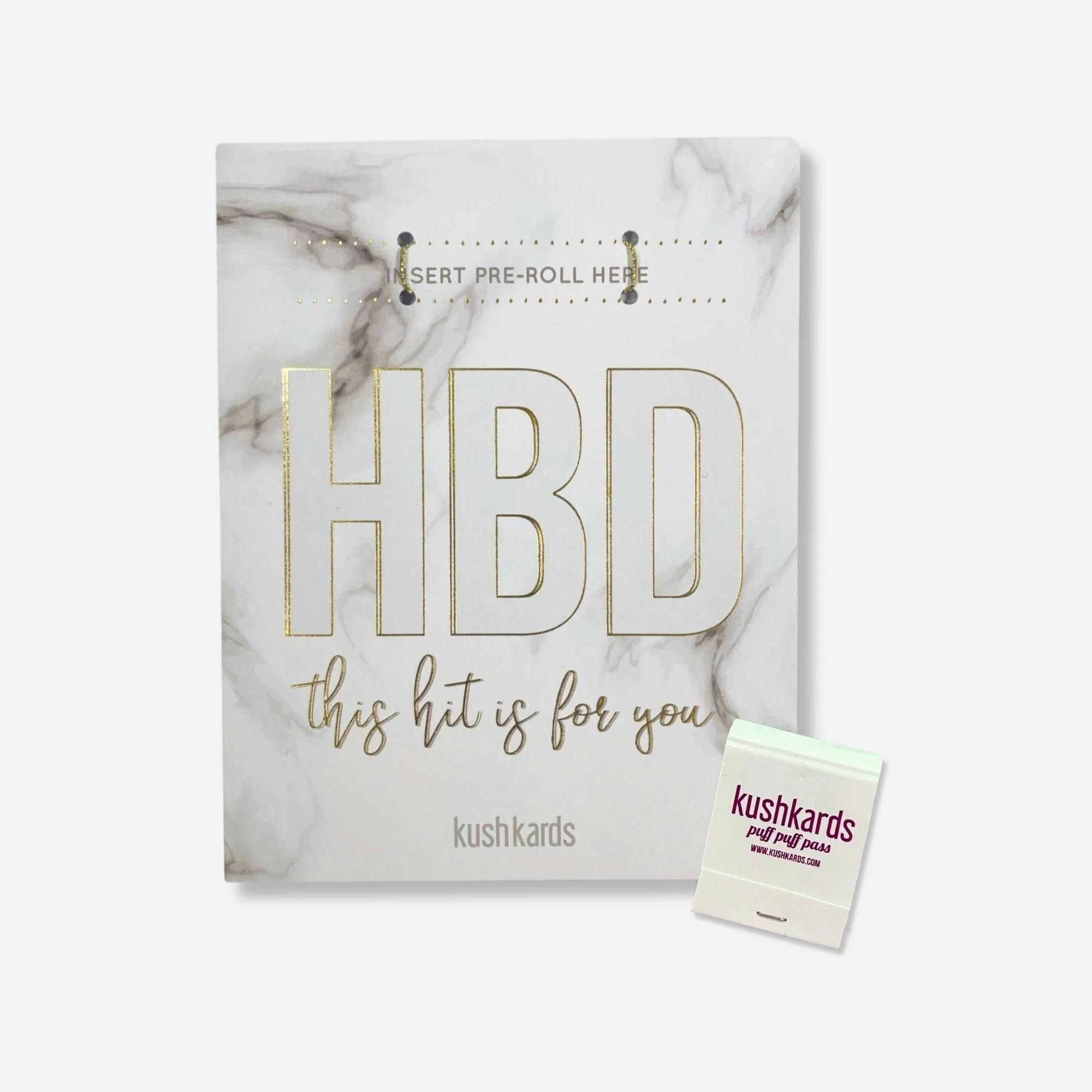 HBD Birthday Card - KushKard w/One Hitter