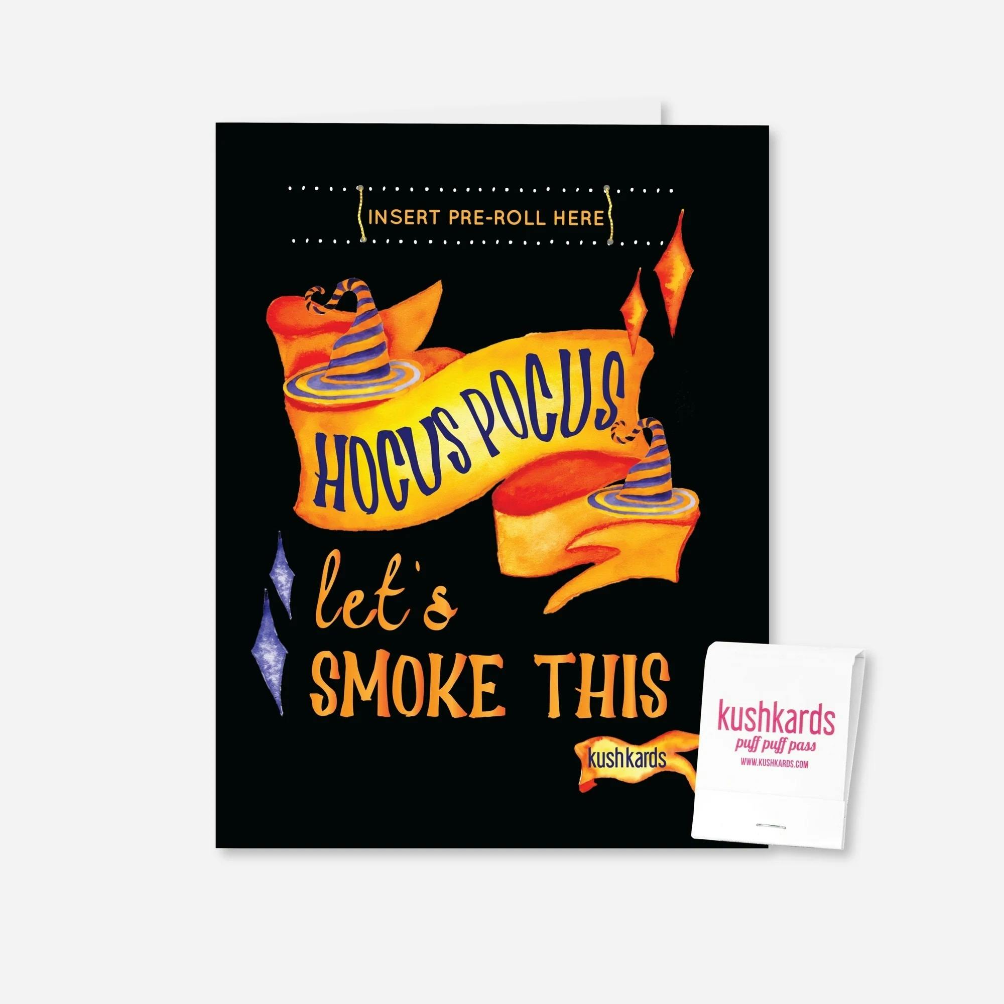 Hocus Pocus - KushKard w/Pre-Roll Slot & Matchbook at Quality High • Private Label Cannabis Boutique