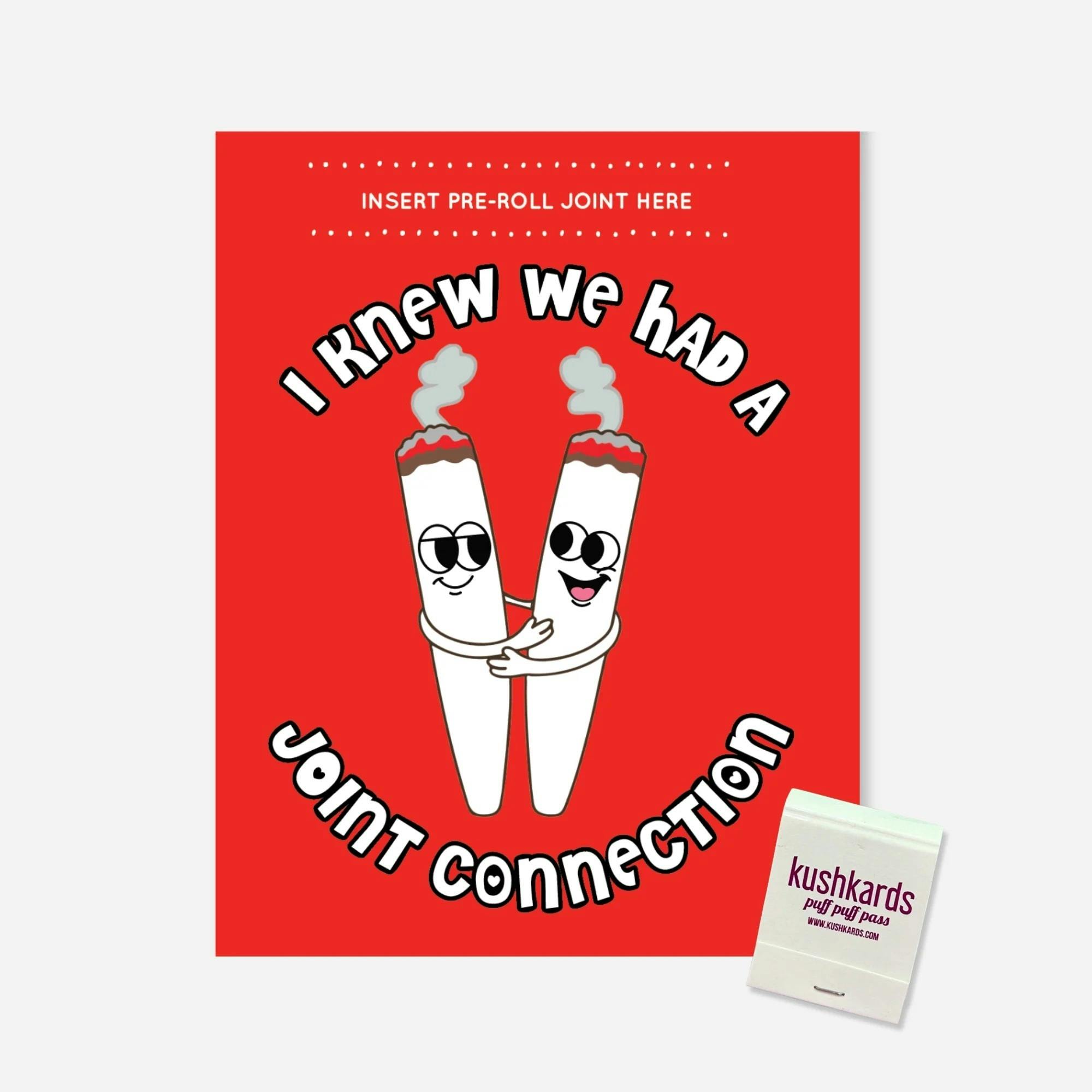 Joint Connection - KushKard w/Pre-Roll Slot & Matchbook at Quality High • Private Label Cannabis Boutique