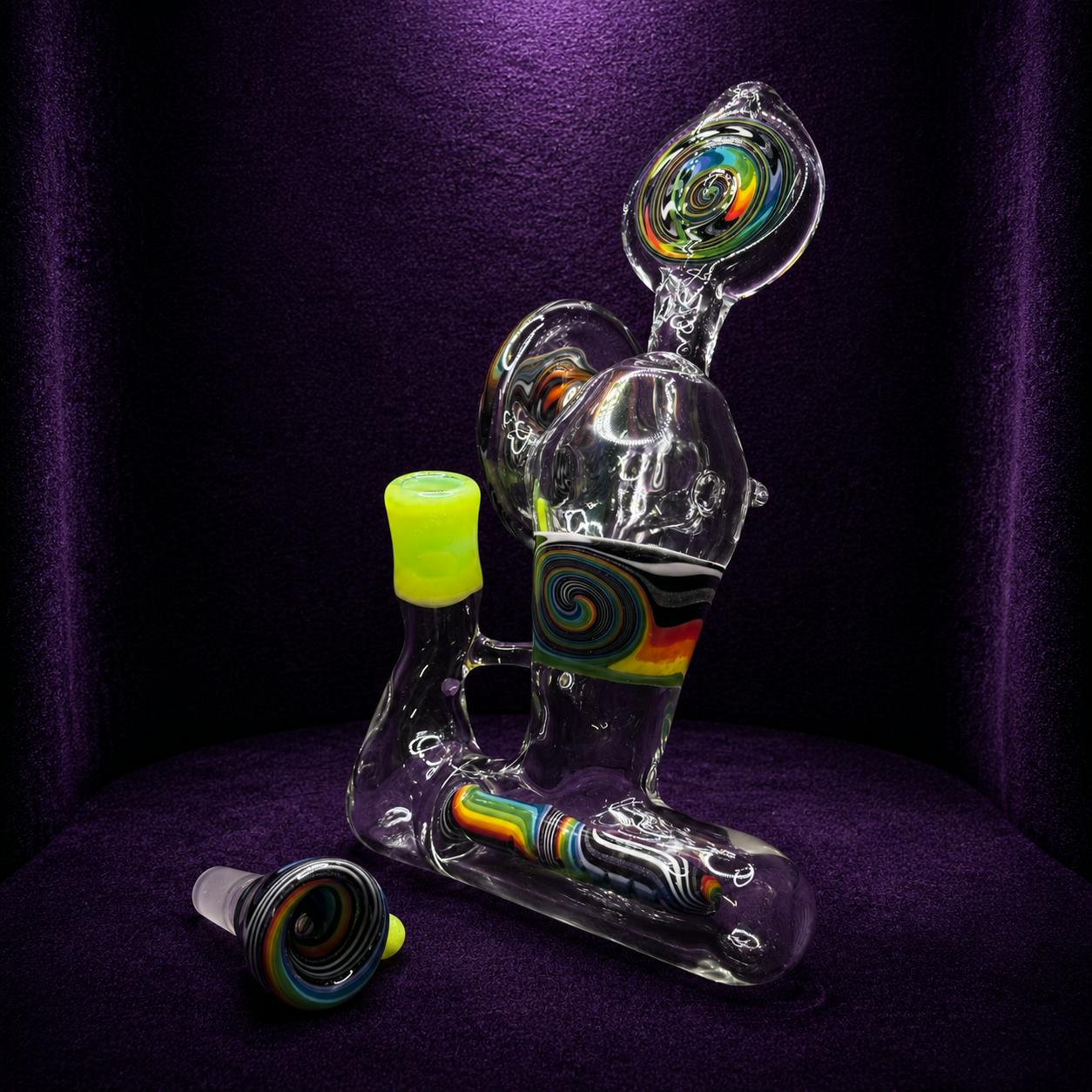 Rainbow Jail Bird Bubbler