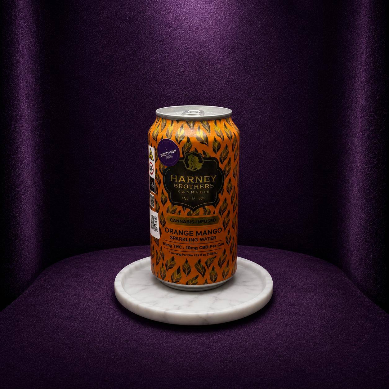 Orange Mango Sparkling Water 12oz