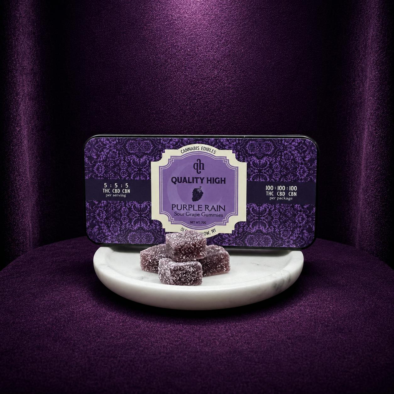Purple Rain - Sour Grape Gummies