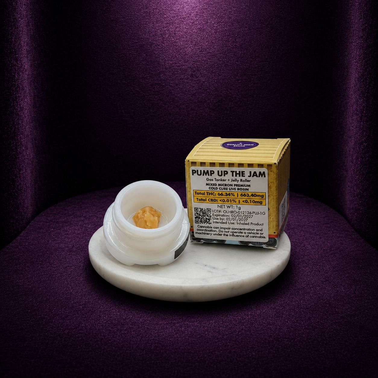 Cold Cured Live Rosin - Pump up the Jam