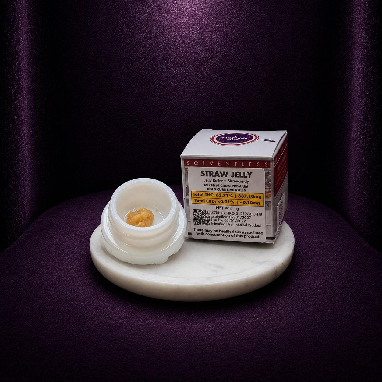 Cold Cured Live Rosin - Straw Jelly
