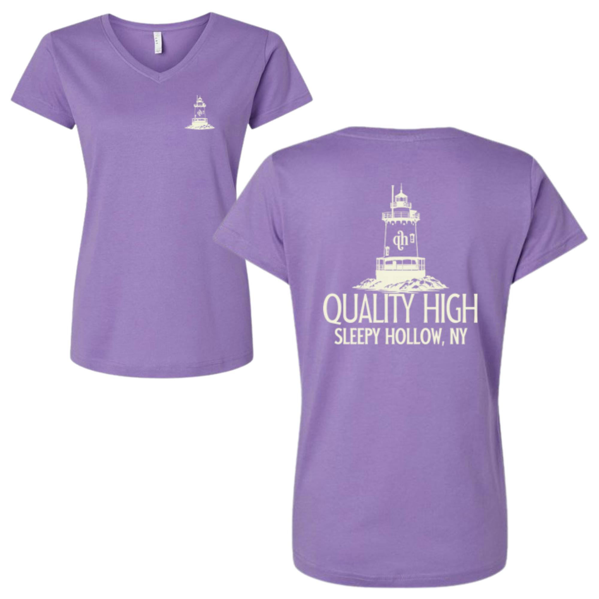 Womens Purple Lighthouse Small