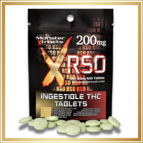 Monster X - RSO Tablets - 20x at Planet Purple Provisioning Center