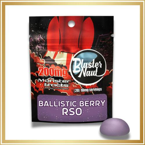 Monster X - RSO Blaster Naut Gummy - Ballistic Berry - 1x