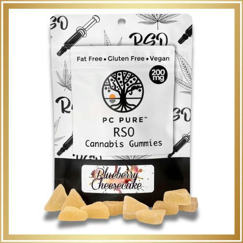 PC Pure - RSO Gummies - Blueberry Cheesecake - 10x