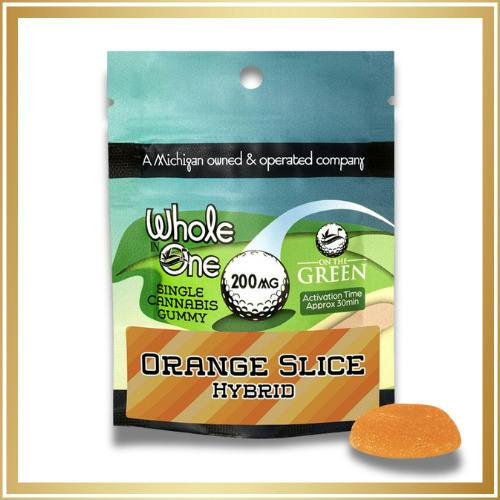 Whole In One - Distillate Gummy - Orange Slice - 1x at Planet Purple Provisioning Center