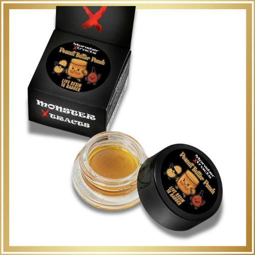 Monster X - Live Resin Badder - Peanut Butter Punch