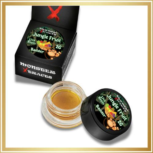 Monster X - Live Resin Badder - Jungle Fruit