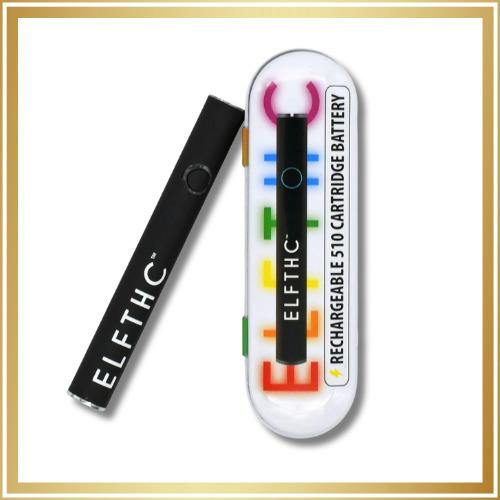 Elf - 510 Thread Rechargeable Battery - Black at Planet Purple Provisioning Center