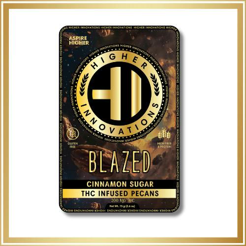 Higher Innovations - Infused Nuts - Cinnamon Sugar Pecans - 20x