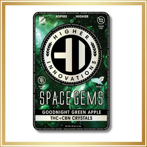 Higher Innovations - 2:1 THC:CBN - Hard Candy - Goodnight Green Apple - 20x