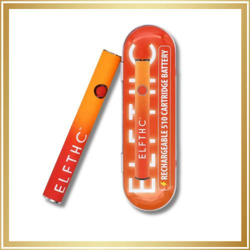 Elf - 510 Thread Rechargeable Battery - Orange at Planet Purple Provisioning Center