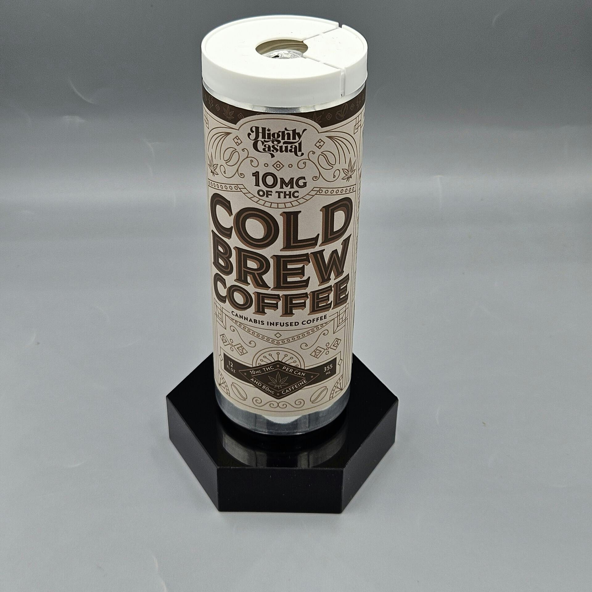 Highly Casual | Cold Brew Coffee | Single Can | 10MG at Planet Purple Provisioning Center