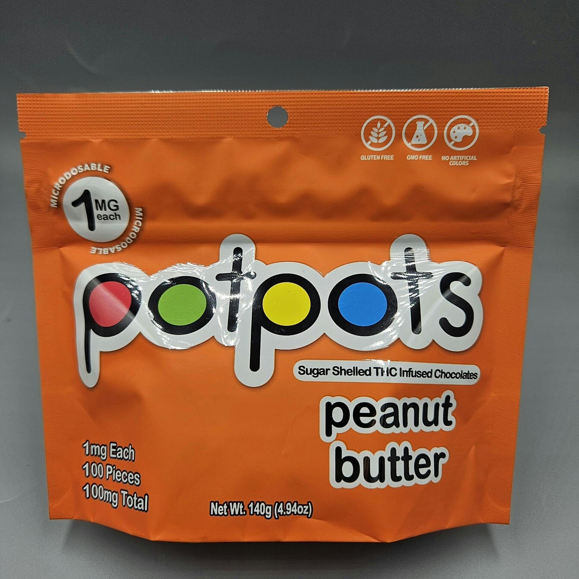 Potpots | Microdose Peanut Butter Milk Chocolate