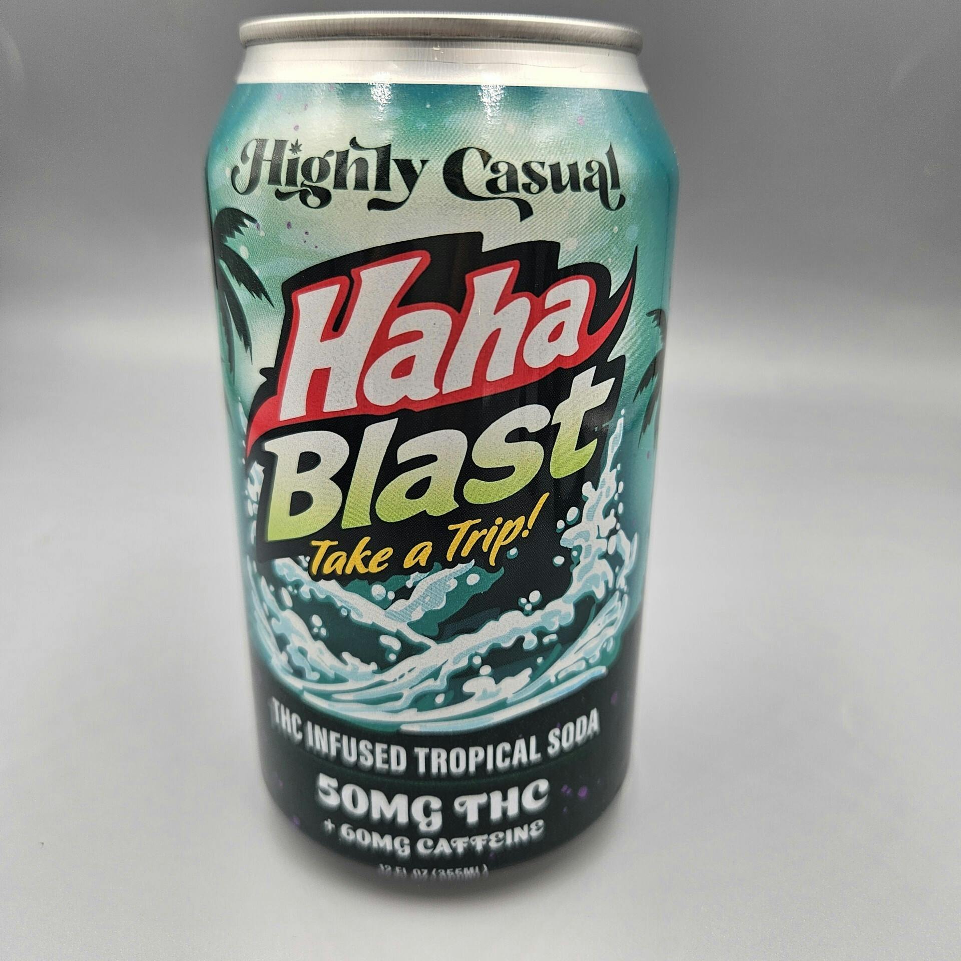 Highly Casual | Haha Blast | 50mg thc + 60mg caffeine at Planet Purple Provisioning Center