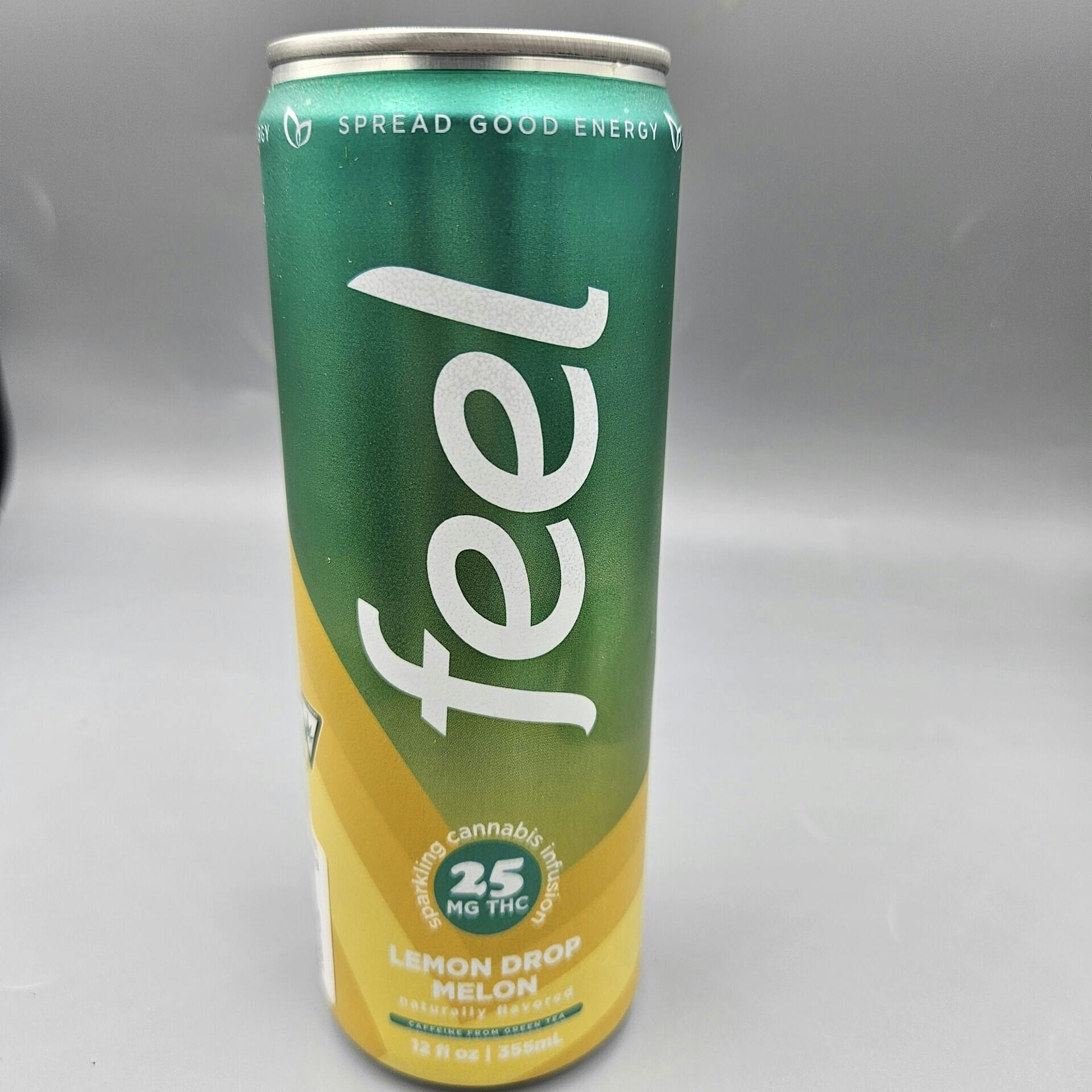 Feel Energy | Lemon Drop Melon | 25mg thc + 60 mg caffeine at Planet Purple Provisioning Center