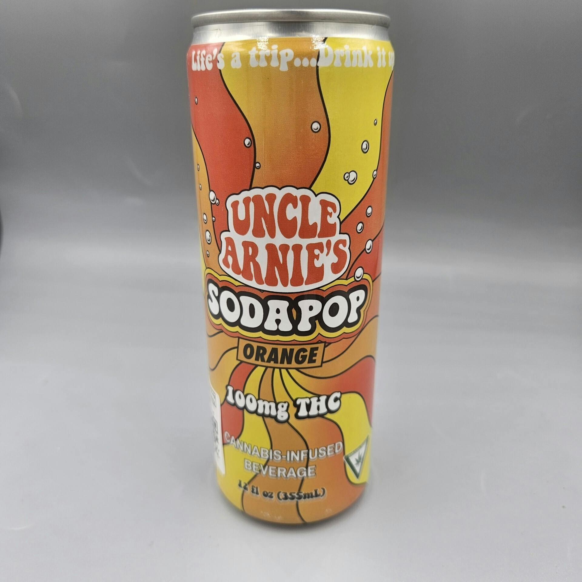 Uncle Arnie's Soda Pop | Orange Cannabis-Infused Beverage