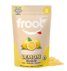 Lemon 1:1 THCV:THC Gummies - 100mg THCV: 100mg THC