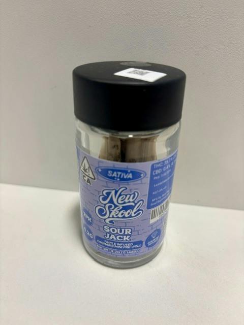 New Skool | Sour Jack (S) | .6g X 7pk Infused
