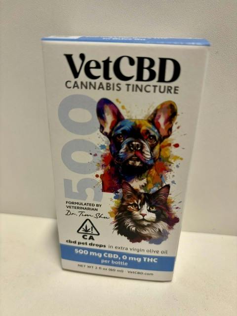 VetCBD | Unflavored | 500mg Cannabis Tincture