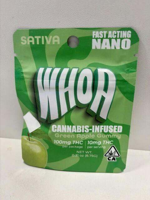 WHOA | Green Apple (S) | 100mg Single Gummy