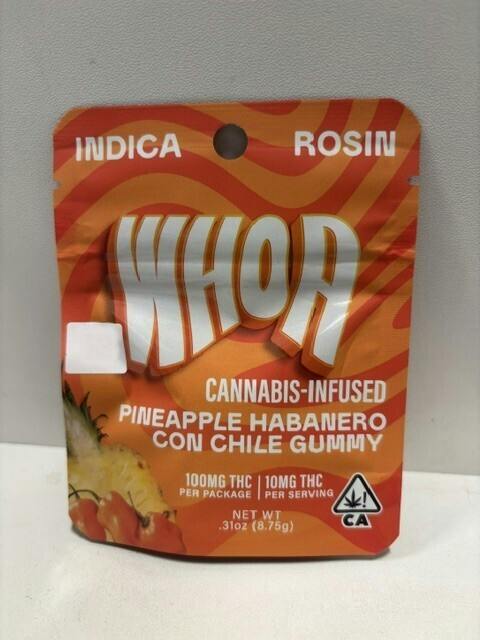 WHOA | Pineapple Habenero (I) | 100mg Single Rosin Gummy