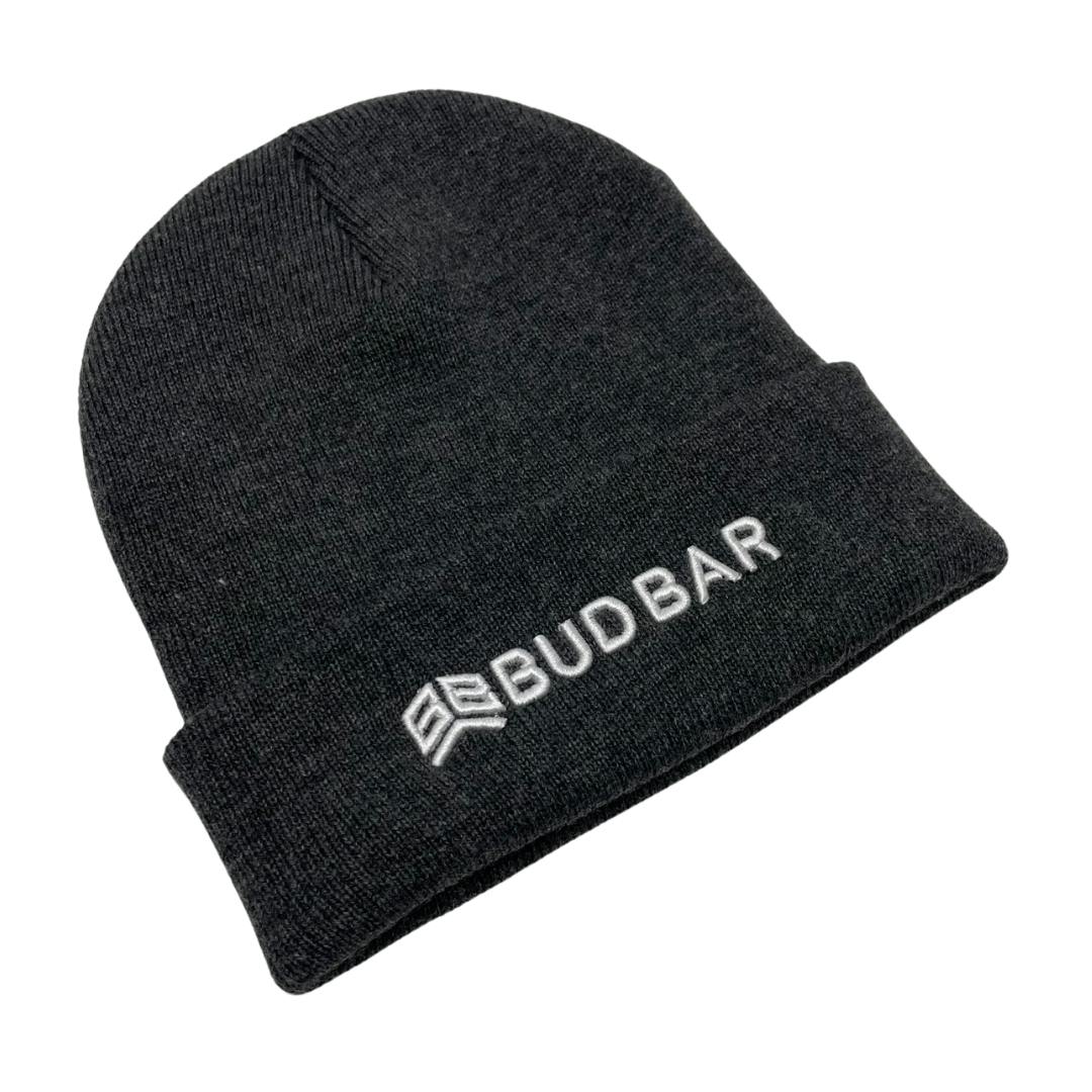 Heather Grey Embroidered Toque | Headwear