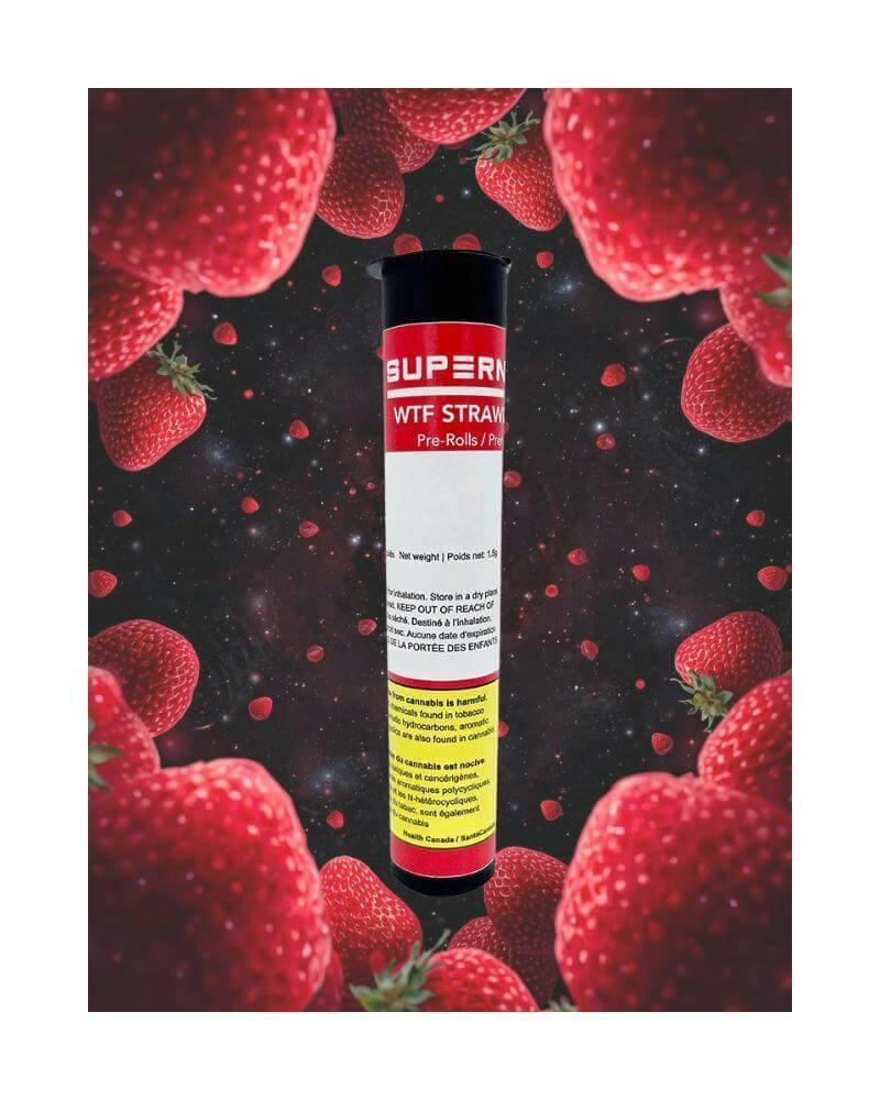 WTF Strawberry Pre-Roll | 3 x 0.5g