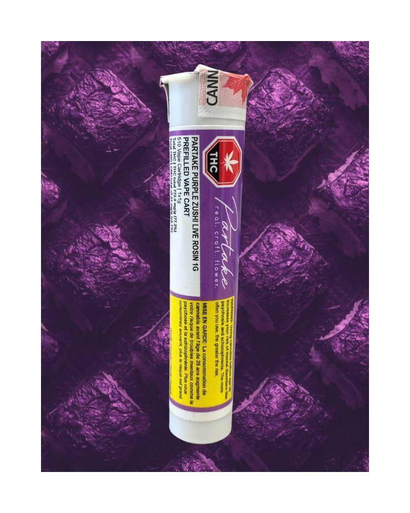 Purple Zushi Live Rosin 510 Cart | 1g