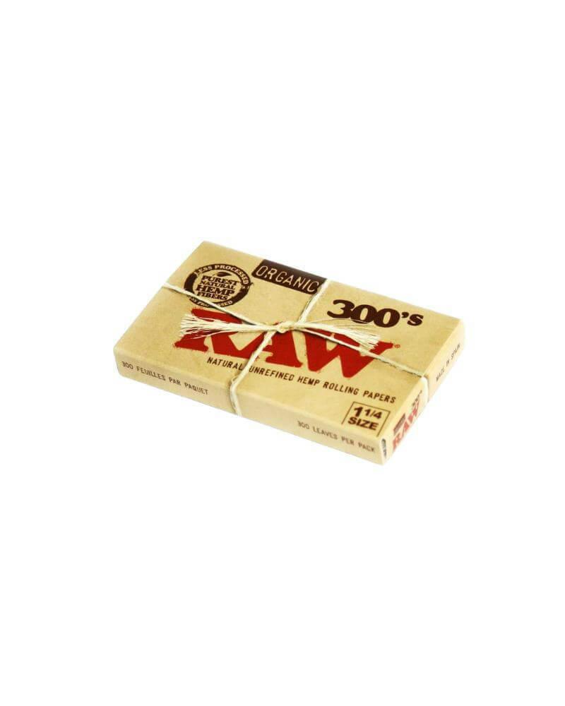 Raw | 300's Unbleached Rolling Papers | 1-1/4 Size