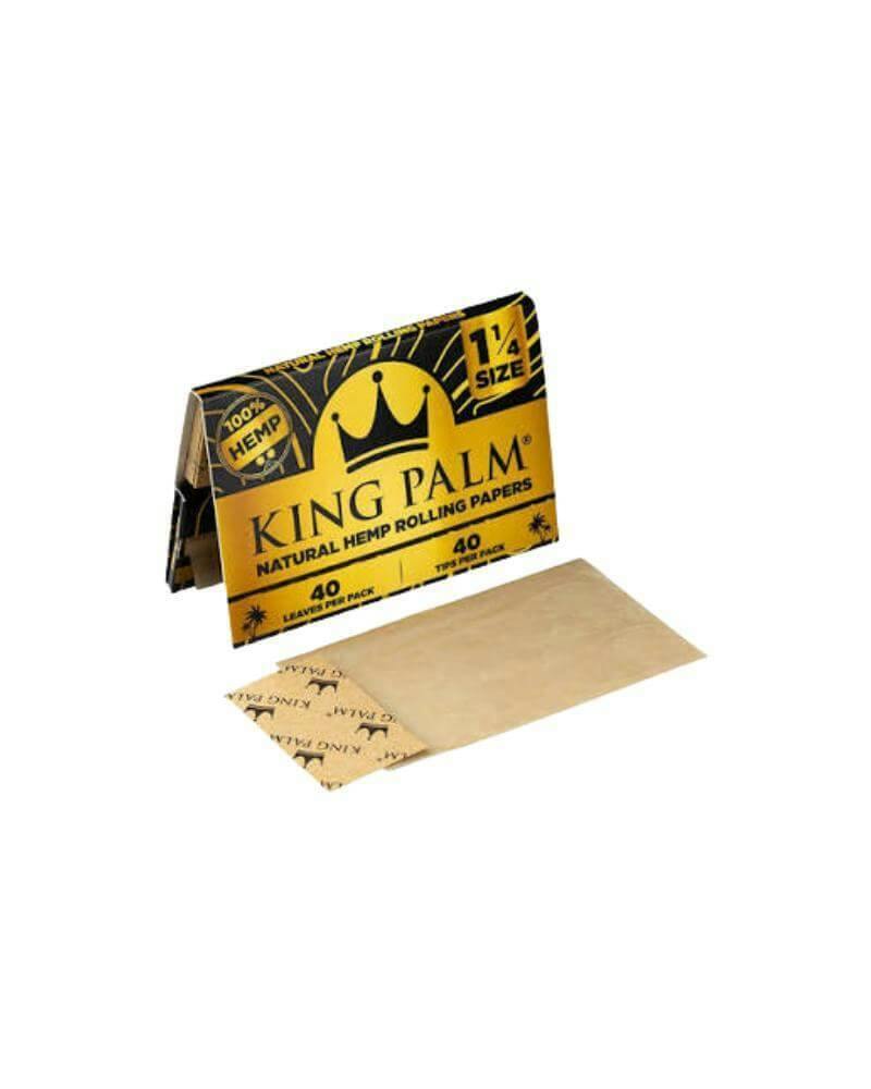 King Palm | Natural Hemp Papers | 1-1/4 Size