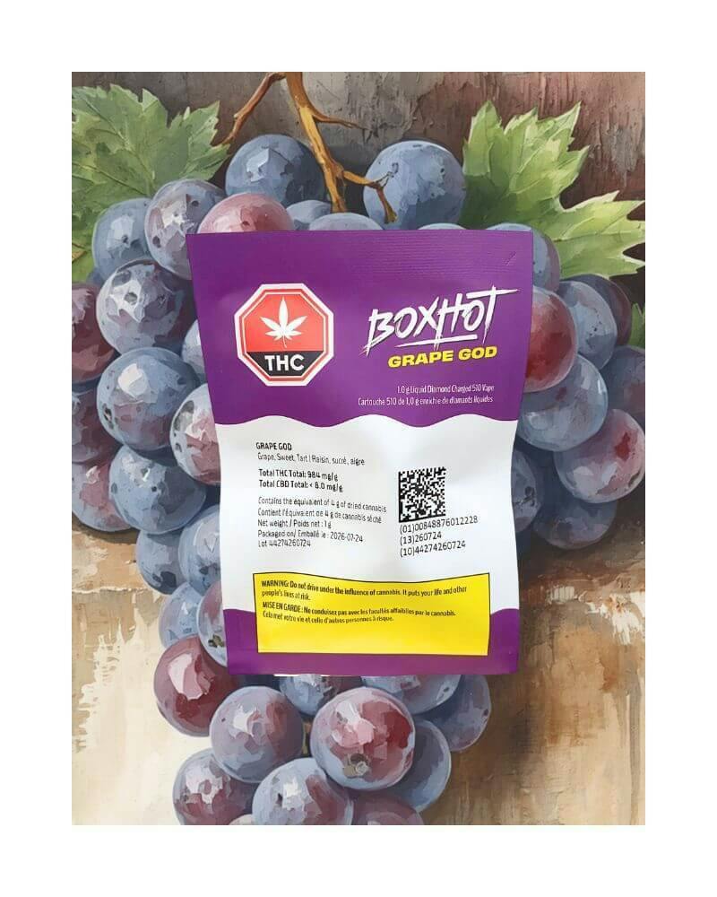 Grape God Liquid Diamond Charged 510 Cart | 1g