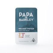 Papa & Barkley - Releaf Patch - Topical - 3:1 CBD/THC
