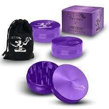STR8 | 55MM GRINDER 2PC | PURPLE